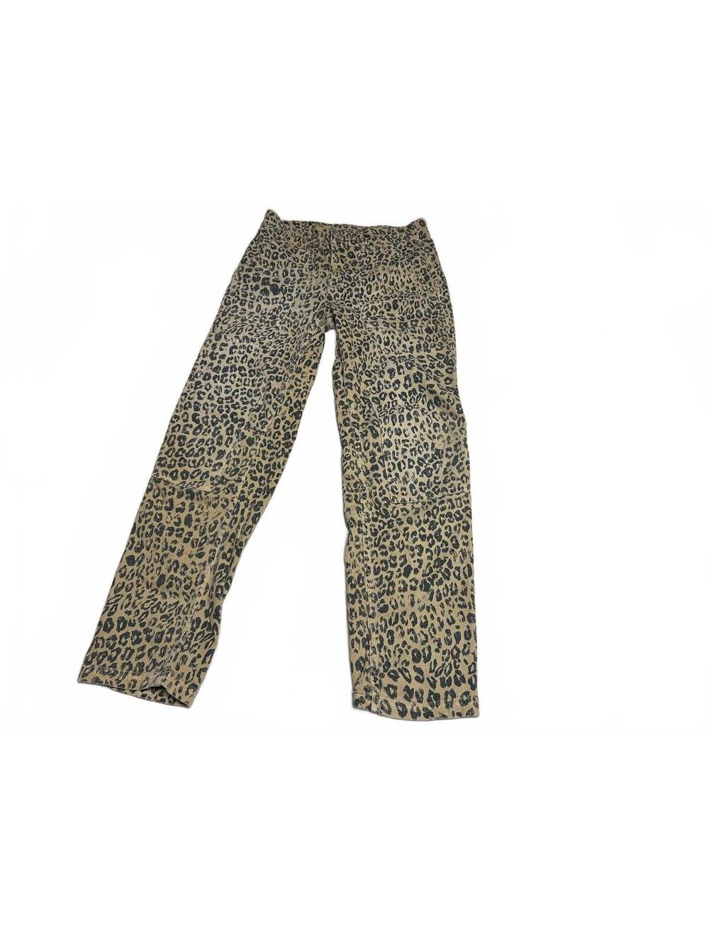 Pilcro Urban Outfitters The Wanderer Leopard Cheetah Print Jeans Womens Size 26